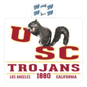 USC Trojans Chomp It Sticker